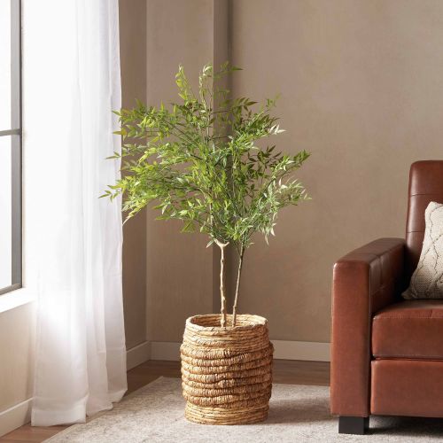 47.2 Inch Artificial Nandina Leaves Plants for Indoor Office Home Decor 47.2 Inch Artificial Nandina Leaves Plants for Indoor Office Home Decor